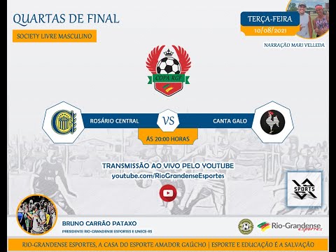 Quartas de final copa RGF society 2021 - Rosário central x Canta galo