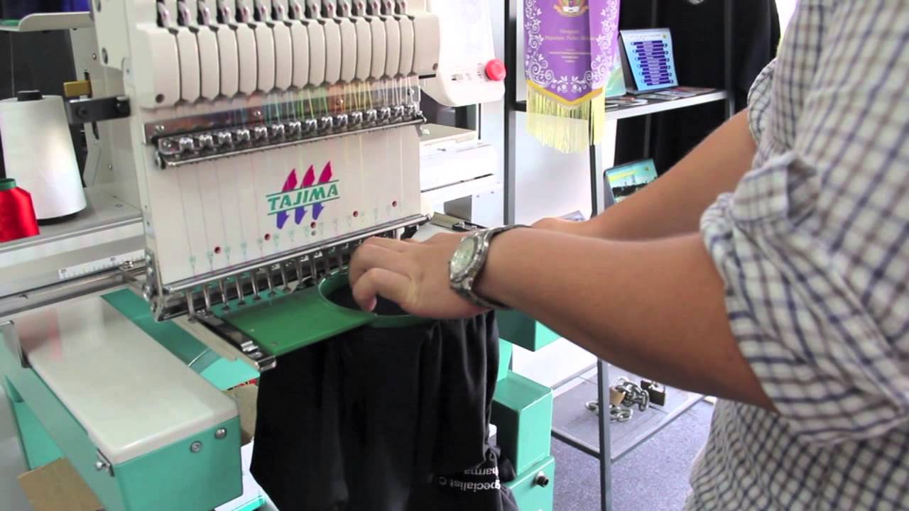 Embroidery at Buzz Print, Kota Kinabalu
