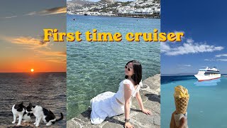 Greece Cruise with the fam | food baby everyday, ocean views, and cats
