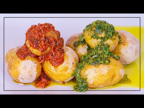PAPAS ARRUGADAS con MOJO PICON y MOJO VERDE canario AUTENTICO y TRADICONAL ✅