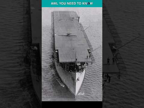 When US Navy Sank Its First Aircraft Carrier In 1942 #shorts