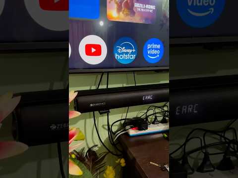 Thumbnail for Zebronics Jukebar 9900 | Dolby Atmos soundbar 725 W | Review #Shorts #zebronics