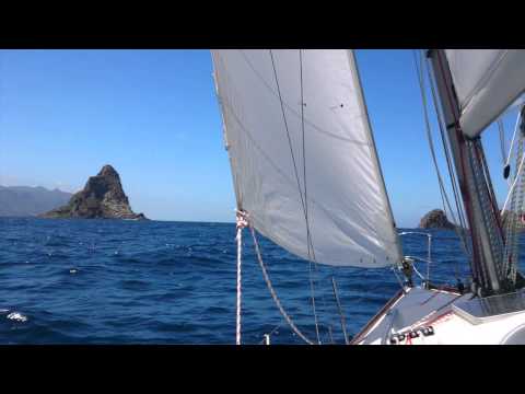 Yurena en los Roques de Anaga