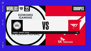 Worlds 2022 - Group Stage - D5 - EDG vs T1
