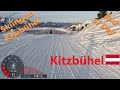 [4K] Skiing Kitzbühel, End of Day Ski to Kitzbühel via Streif-Familienabfahrt, Austria, GoPro HERO11