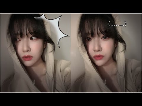 남자친구가 야한걸 봤을때 이아린 반응