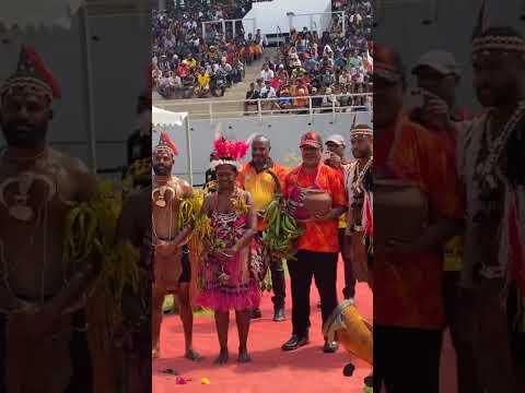 Madang students showcasing their culture  at MOMASE  DAY,,.PORT MORESBY,, PAPUA.NEW GUINEAN 