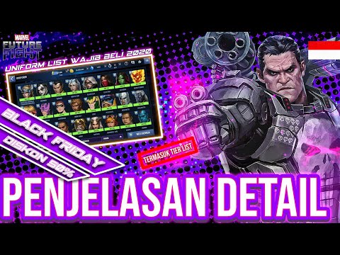Panduan Uniform Wajib Beli Dan Tier List 2020 - Marvel Future Fight Indonesia 🇮🇩 ( Black Friday )