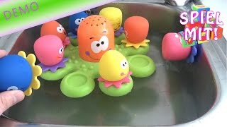 TOMY Okto Plantschis - Badespaß für Babys und Kleinkinder im Schwimmbad - Demo