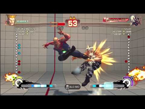 USAF Warmachine (Guile) vs Siludil (Seth)