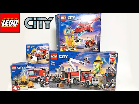 Lego City Fire Compilation - 2021 Collection Build and Review