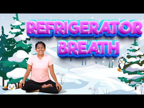 Breathing Exercise for Kids | Yoga for Kids | Refrigerator Breath | Sheetkari | Yoga Guppy