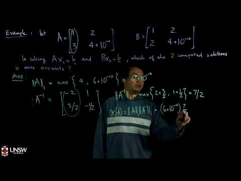 2.4 Condition number and relative errors - Example 2