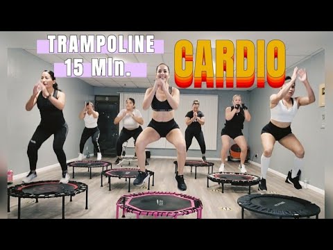 15 Min Trampoline Rebounder With Timer | Cardio Intenso Quema Grasa 🔥