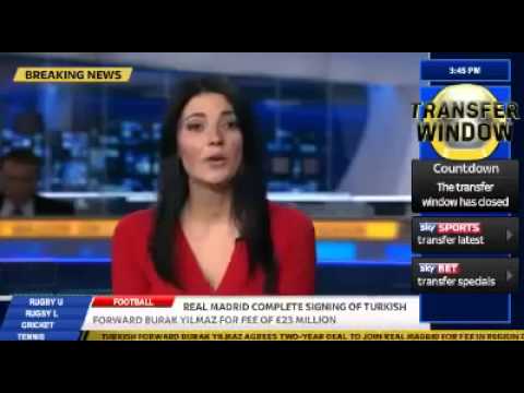 April 1 Joke of Sky Sport with Turkish Player Burak Yılmaz to Real Madrid