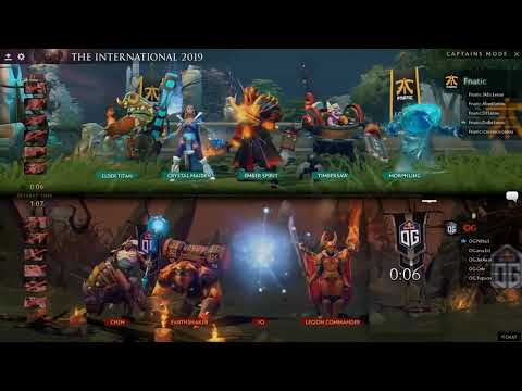 OG vs FNATIC TI9 Bo2 Group Stage Day 3 Highlights