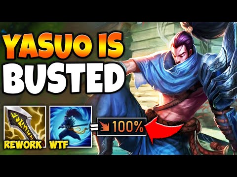 YASUO BUT I GET 100% CRIT WITH ONE ITEM NOW?! (INFINITY EDGE REWORK)