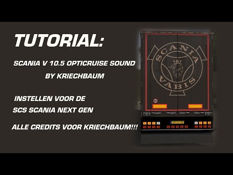 ETS2 1.36!!! []TUTORIAL: Kriechbaum`s V8 Opticruise Gearsound voor Next Gen!!!