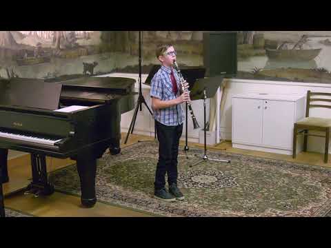 Lukáš Chvosta: Láska je zrádná, klarinet Lukáš Chvosta 12 let, 10.1.2019