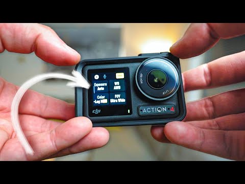 The secret exposure function on DJI Osmo Action 4