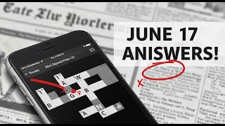 NYT Mini crossword answers, hints for June 17, 2025 - Nibbi Naps