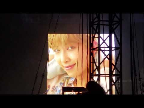 190512 BTS Speak Yourself Tour Day 2 Chicago @Soldier Field: RM and Jimin's VCR intro