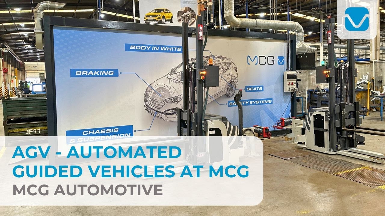 AGV - Automated Guided Vehicles in action at MCG Automotive factories