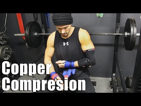 DashSport Copper Compression Sleeve Giveaway & Bench Pressing Video