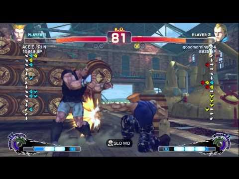 ACE・EIRIN [Guile] vs Hishou [Abel] 2 of 2 SSF4 Japanese Online Ranked Matches - TRUE-HD