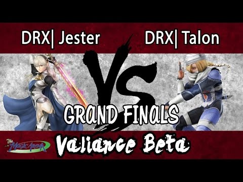 Valiance β - DRX Jester (Corrin) vs. DRX Talon (Sheik) - GFs - Smash 4 - Wii U