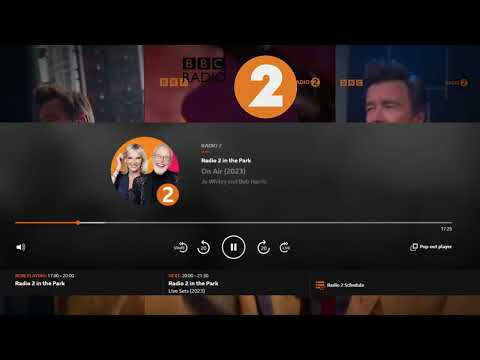 Rick Astley got interviewed by Jo Whiley & Bob Harris after he performed at BBC Radio 2 in the park