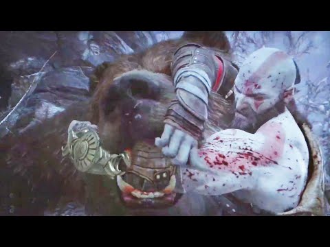 God of War Ragnarok - Atreus turns into a bear and attacks Kratos | Bjorn Boss Fight