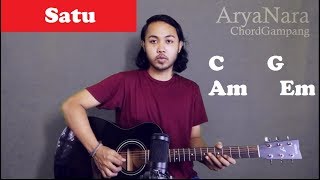 Download lagu Chord Gampang (Satu - Dewa 19) by Arya Nara (Tutorial Gitar) Untuk Pemula mp3