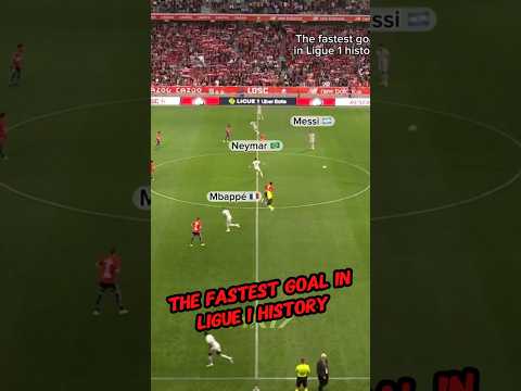 Mbappé’s Record-Breaking Goal ⏱🔥 | Fastest Goal in Ligue 1 #mbappe #shorts