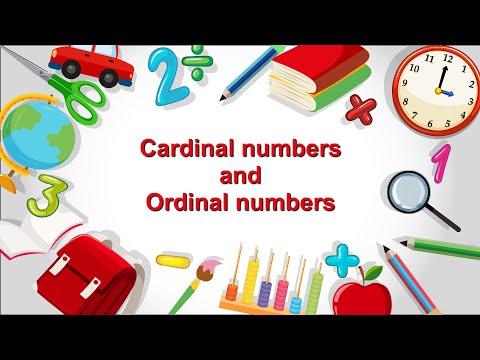 Cardinal and ordinal numbers for class 3 | Elearning studio