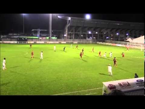 Enzo G. - 21yo - Right Midfielder - Red Jersey - Tarbes vs OGC Nice - 1st Half