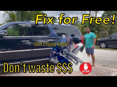 Gas Tank Won’t Fill? Cant Pump Gas without Clicking? Free Fix Charcoal EVAP solenoid purge valve DIY