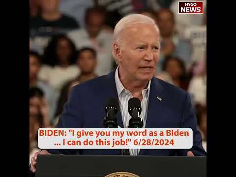 Biden randomly SCREAMING, VIGOR shuffling with vigor! lurches forward WITH VIGOR! lock him up