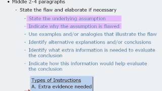 GRE Analytical Writing - Writing the Argument Essay