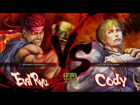 SSFIV AE 2012 L|U Alex Valle CaliPower(Evil Ryu) vs DashxRendar(Cody)