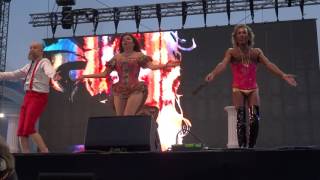 Army of Lovers - Crucified | with A. Bard&#39;s intro  (live @ We Love the 90&#39;s, Helsinki 27-08-2016)