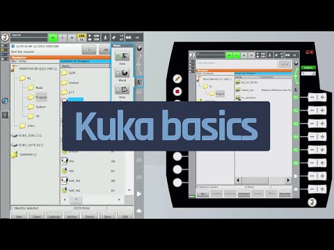 #REBOTS - Kuka krc4 101 in English. Learn the basics, how to move the robot 4k
