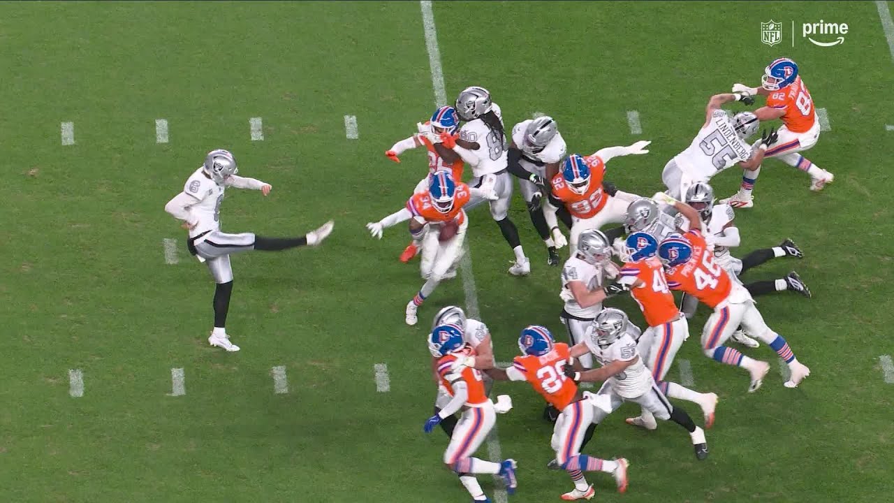 Blocked Punt! Denver's special teams makes big play