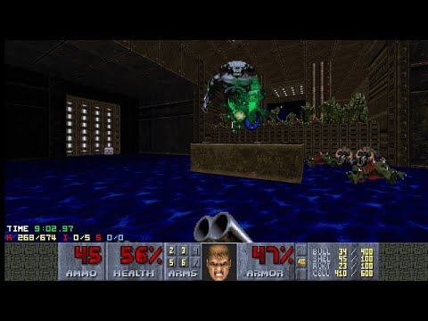 Doom 2 - Exoterrestrial (Map 4: Surface Reception): UV-Max (WAD Author: NoReason)