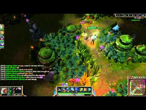 NinFang - Rengar vs Jinx and Nami - bot «Beast» [NO SOUND!]