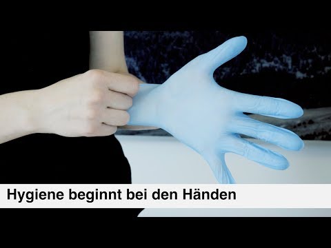 Artikelvideo 1 für HYGOSTAR unisex Einmalhandschuhe SAFE SUPER STRETCH weiß Größe M, 100 St., Artikelnummer 291075