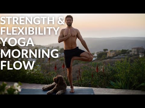 45 Min Power Yoga for Strength and Flexibility Vinyasa Flow Class - Day 5  | Yoga With Tim