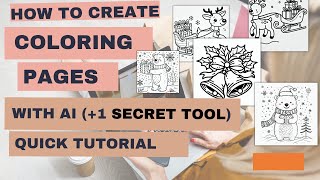 How to Design AMAZING Coloring Pages with Artificial Intelligence | 5 Best Tools