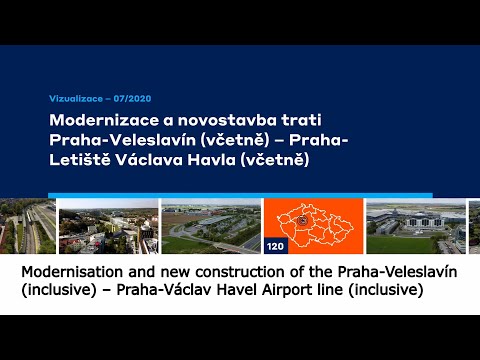Modernizace a novostavba trati Praha-Veleslavín (včetně) - Praha-Letiště Václava Havla (včetně)