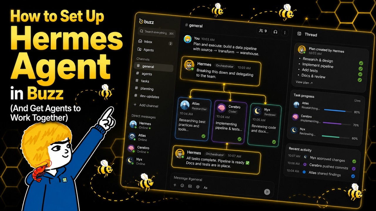 How to Set Up Hermes Agent in Buzz